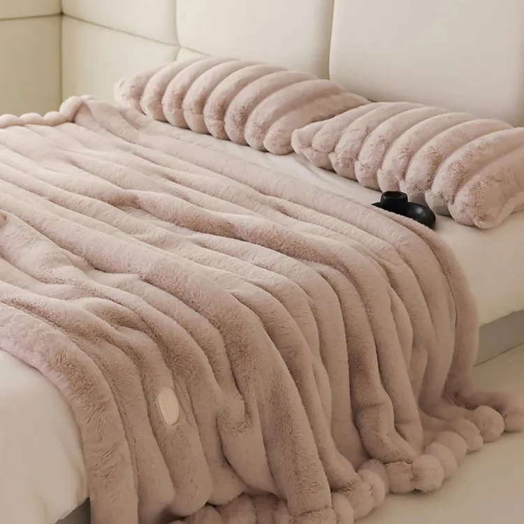 Factory Price Double sided High Quality Persian Velvet Cover Blanket Long Plush Leisure Thickened Sofa Bedroom Blanket