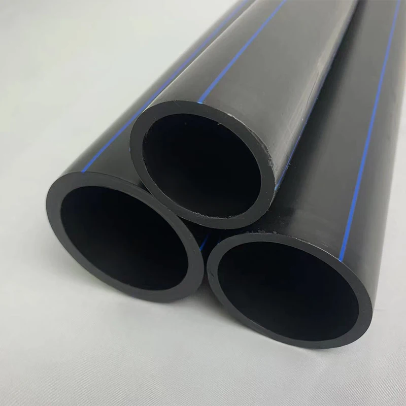 Подгонянный большой диаметр высокой плотности HDPE трубы 4 м длина PE материал для водяного орошения дренажа