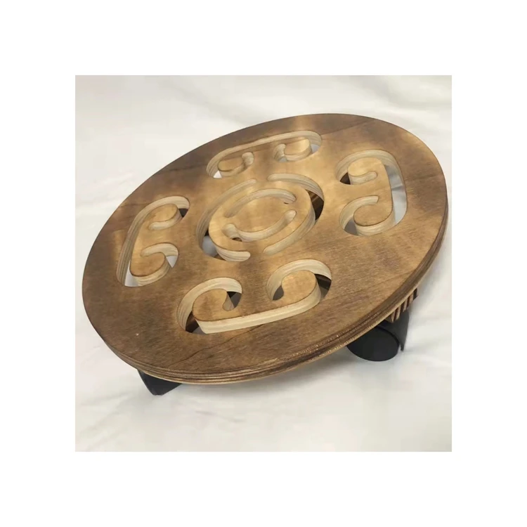 Manufactory Direct Corner Wood Flower Pot 2floor Wooden Book Stand