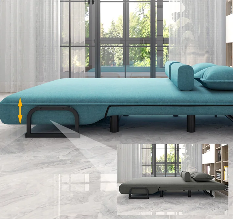 STG Office Furniture Foldable 1/2 /3Seat Sofa Bed for Home Office or Workshop for Living Room Bedroom Apartment Home Bar