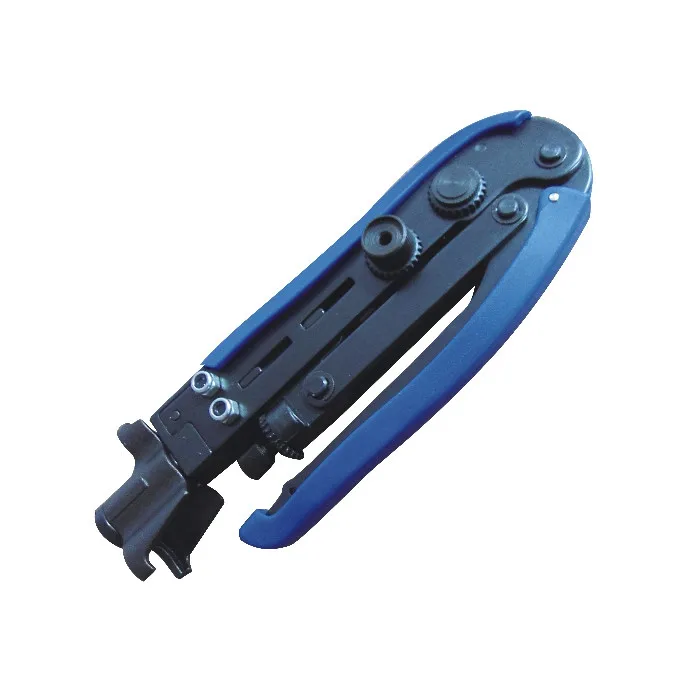 F BNC RCA Extrusion Pliers Cable TV Connector Crimping Coaxial Tool 5 7 9F Head RG59  RG6  RG11 Cable Compression Tool