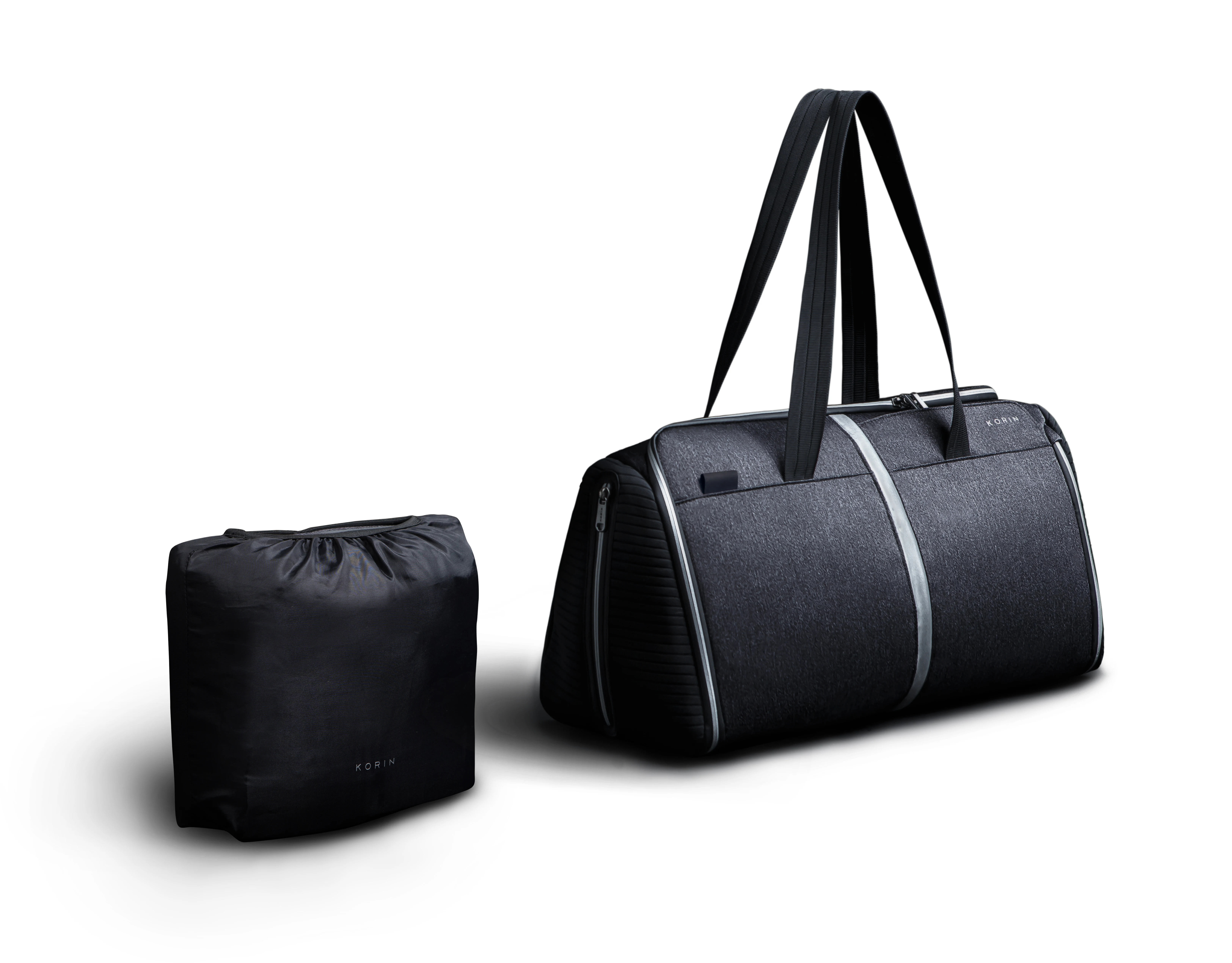 Foldable ani-theft travel bags luggage duffel flex pack gym bag with shoulder strap TSA lock