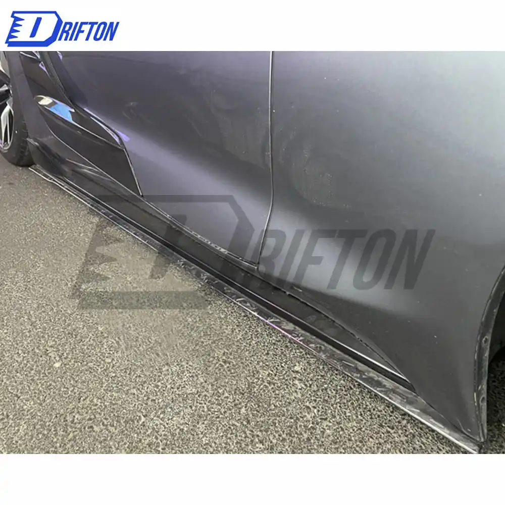 Quality Carbon Fiber Side Panels For Toyota Supra MK5 ATS Style Carbon Fiber Body Kit