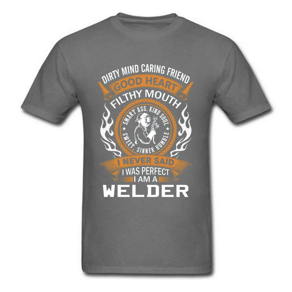 Мужская одежда модная мужская футболка забавная I Am Welder в стиле стимпанк с надписью из тяжелого металла панк мужской девиз