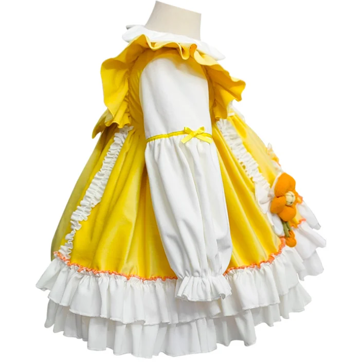 1-10 Years Old Autumn Winter New Baby Lolita Princess Velvet Bubble Skirt Cute Smocked Dress Trendy Kids Clothes Girls Ball Gown