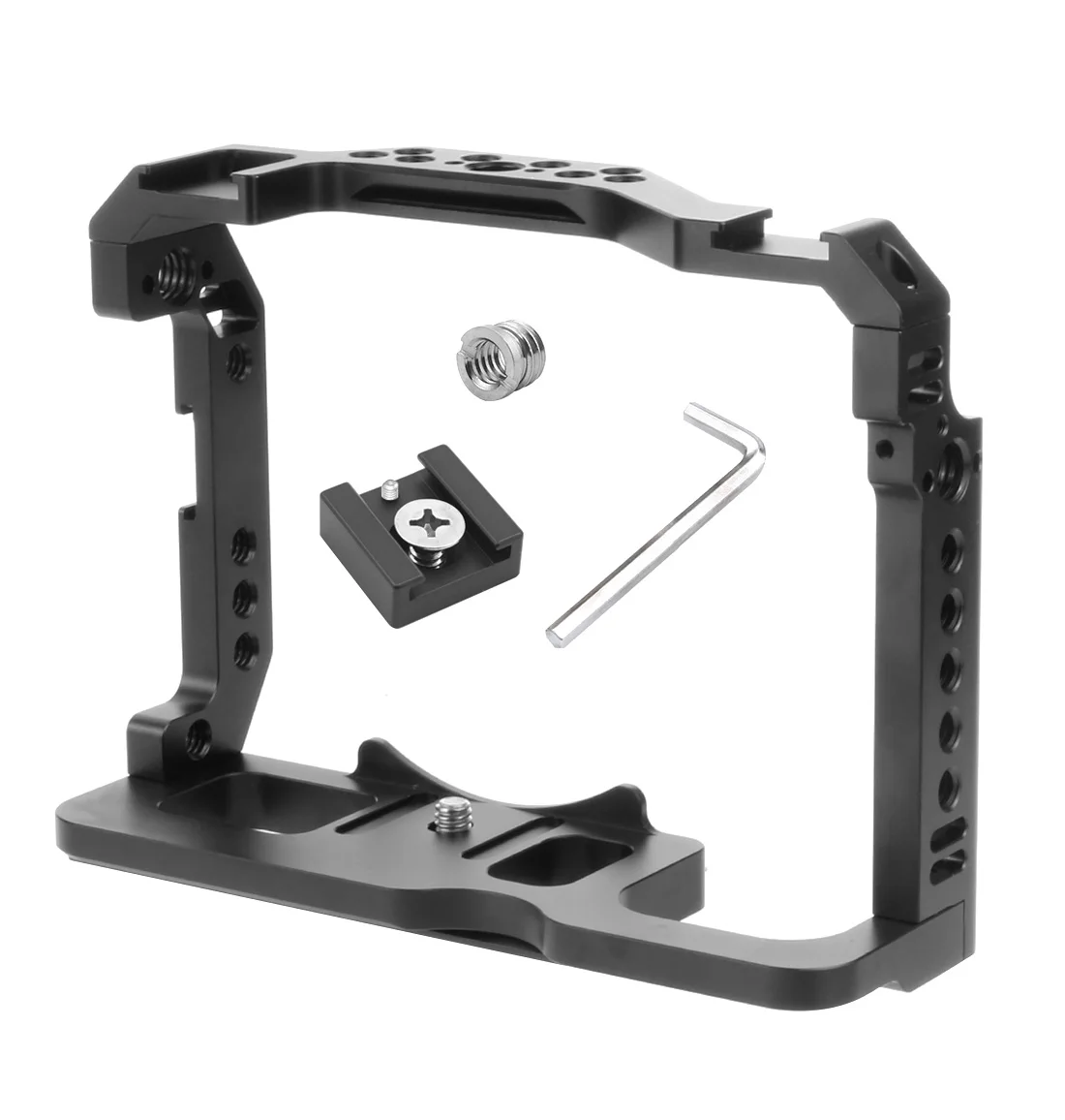 A7S3 A7R4 Camera Cage Stabilizer Rig Frame NATO Rail ARRI Mount for Sony Alpha A7M3/A7III/A73