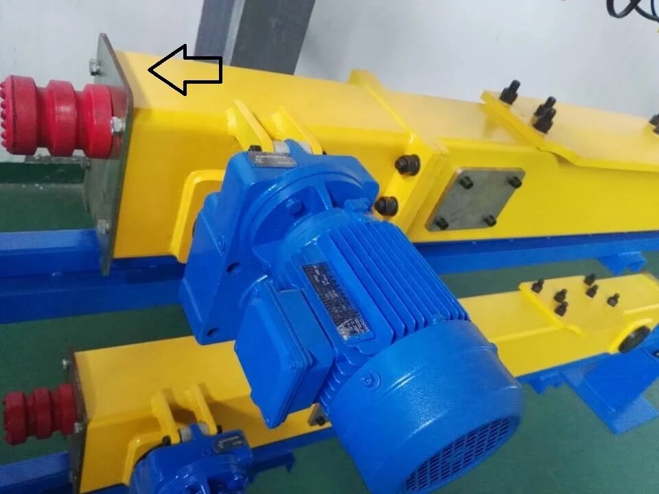 Rueda puente grua однобалочный мостовой кран, колесный блок, Концевая балка, концевой грузовик с редукторным приводом 10t