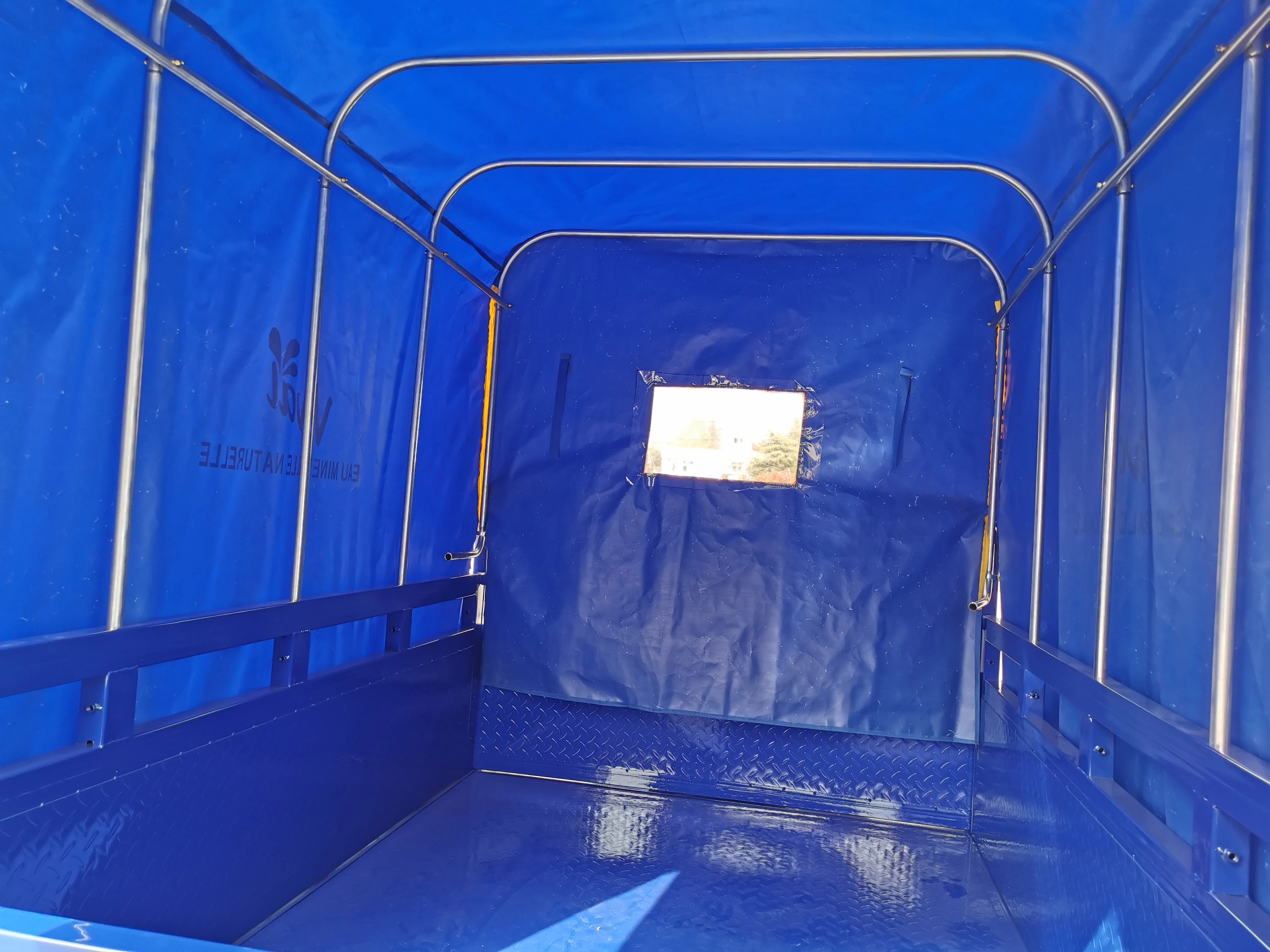 China ZHUFENG manufacture high quality three wheel five wheel roof tent gasoline motorcycles cargo motorized tricycle for sale