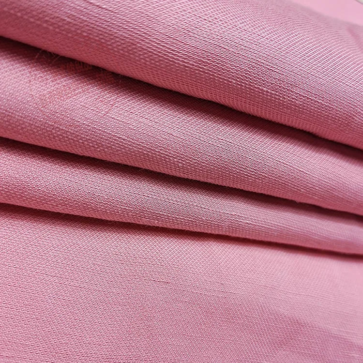 New Fashion 120D Tencel Ramie Woven Fabric 204GSM  for Spring Summer and Autumn Women Dress