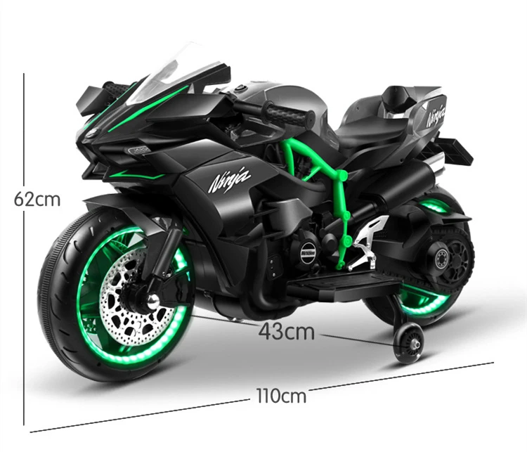 
Large size Two wheel rubber tire kids electric motorcycle/kids ride on motorcycle 