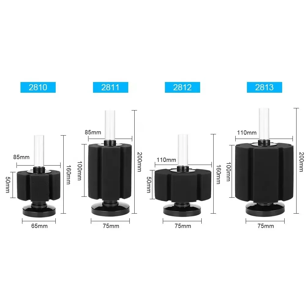 Xinyou Xy-2810 XY-2811 XY-2812 XY-2813 Bio Sponge Filter _ Aquarium Sponge Filter