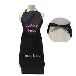 Salon Barber Custom Logo Hair Apron Cape  With Pocket For Hairdresser