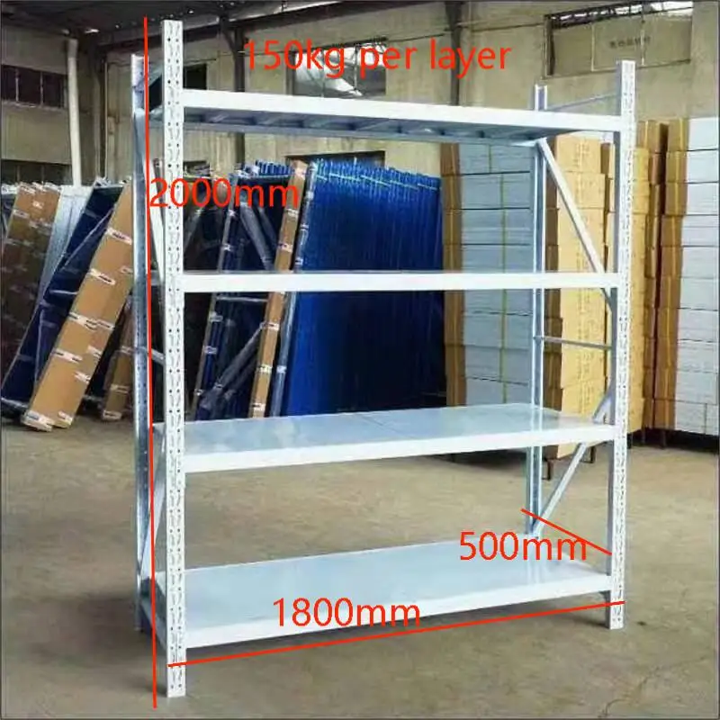 cheap price have screw 4 layer shelf selective warehouse rack with light duty solutions