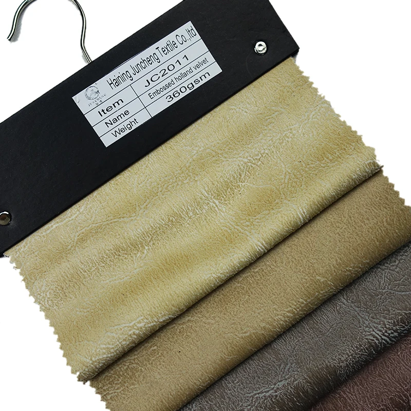 China supplier 100% polyester velvet embossed affordable upholstery fabric