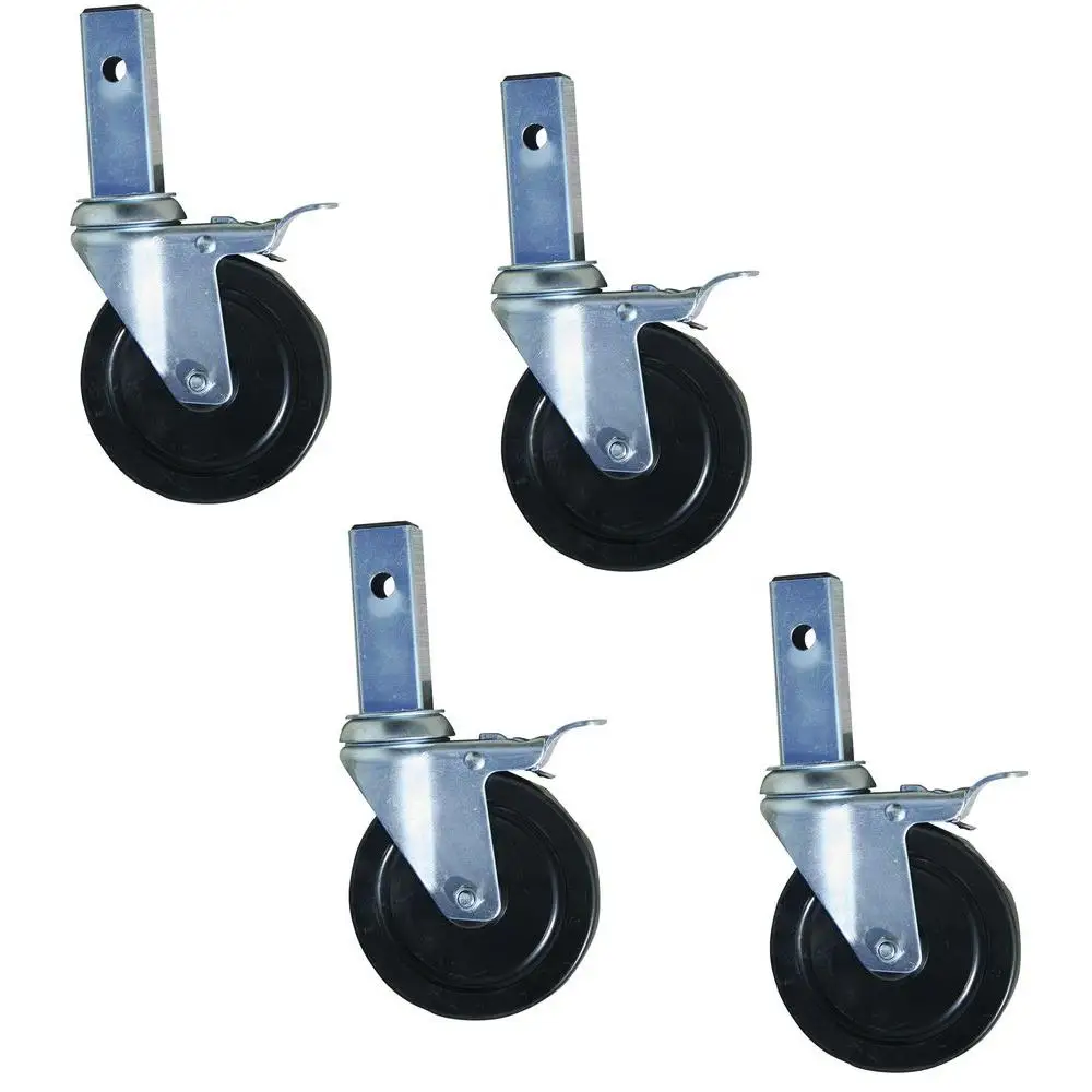 heavy duty Adjustable 8 X 2 Inch scaffolding mobile caster wheels