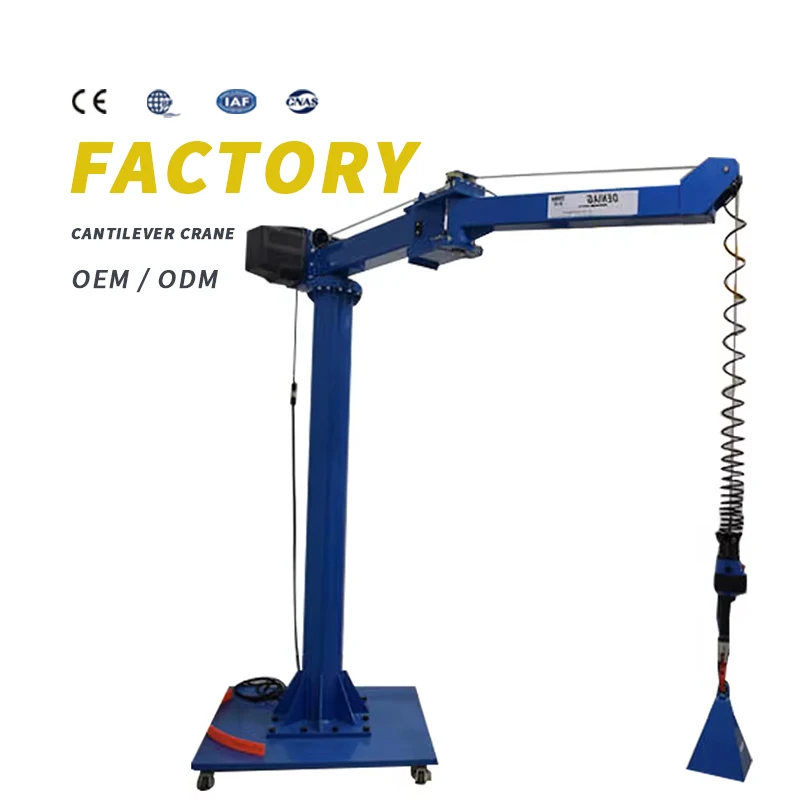 Good price cheap small mini jib crane height warehouse foldable jib crane