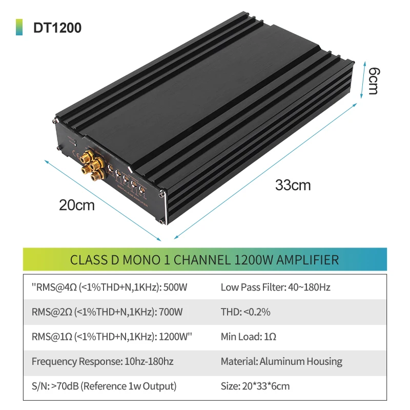 korean High Power car amplifier Monoblock Class D Competition Subwoofer Car Audio Amplifier