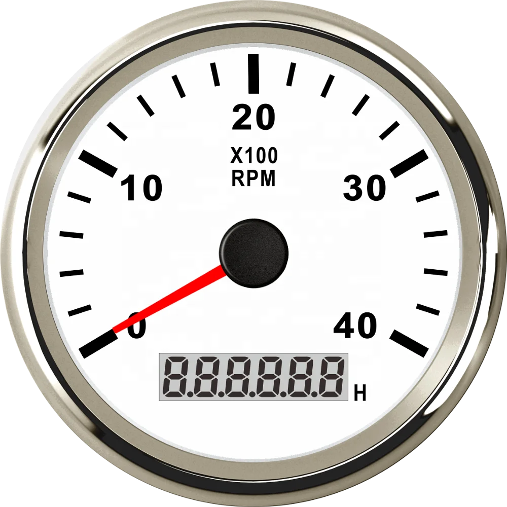 SPR SJ серия dn85 мм Универсальный генератор Аналоговый тахометр 4000 об/мин со светодиодным песометром для авто морской