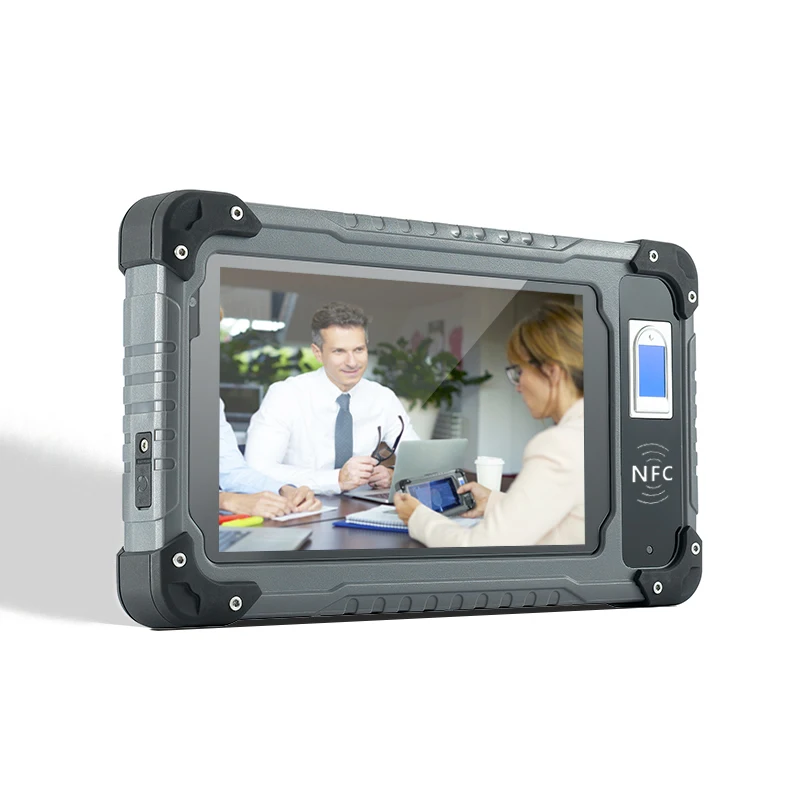 HUGEROCK B70 B70110 промышленный Прочный планшетный ПК android 7 дюймов pdas качественный сканер отпечатков пальцев nfc посещающая машина Время