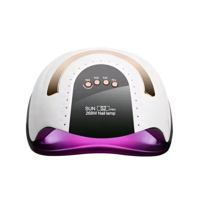 Sun S2 Pro Professional 57LEDS 268W Fast Curing Nail Gel Polish Curing Led Nails Dryer Gel UV LED Nail Lamp With Handle Dryer