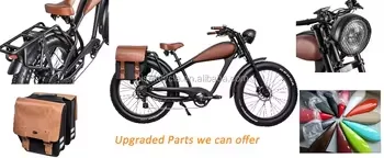 2024 Best Selling 500W Hybrid Electric Fat Bike 48V Tube Lithium  Rear Hub Motor electric vintage