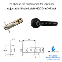 WiFi  APP wireless electric Fingerprint Handle deadbolt lock smart door lock