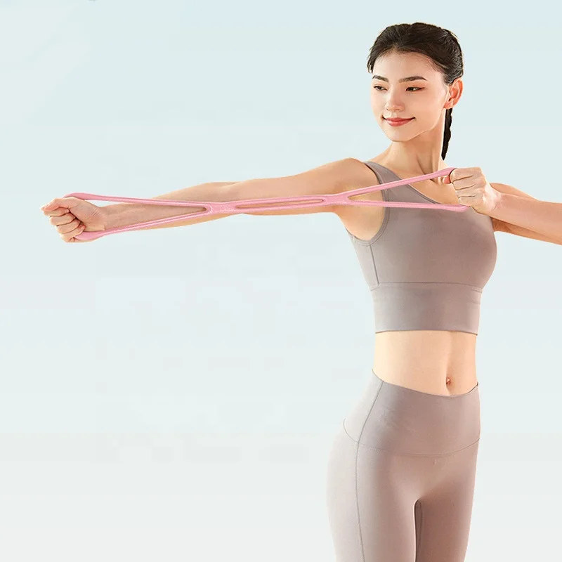 Hot rally 8-character pull rope chest expansion fitness exercise yoga resistance bands