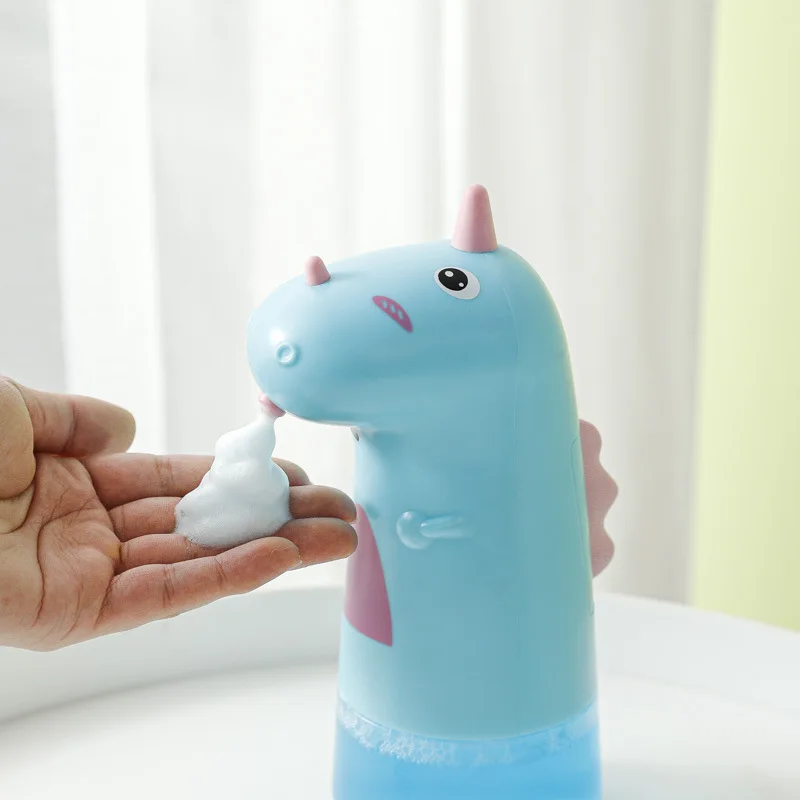 Automatic Smart Infrared Sensor Cartoon Unicorn Bottle Dispenser For Liquid Soap Touch Soap Dispenser With USB Powered  For Kids