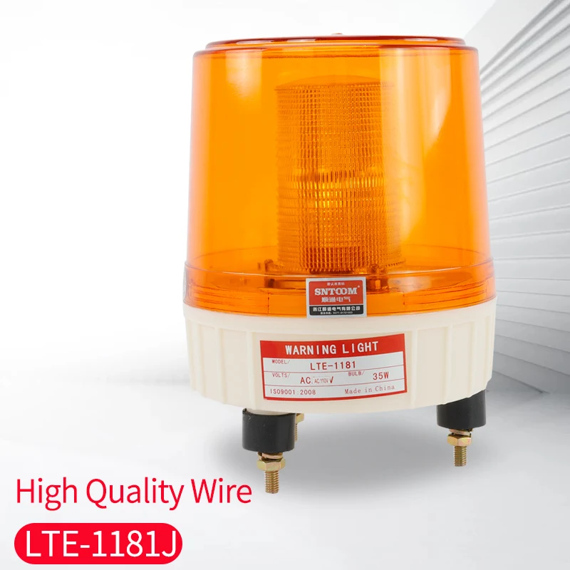 Промышленный вращающийся желтый светодиодный маячок стробоскоп предупредительный сигнал и