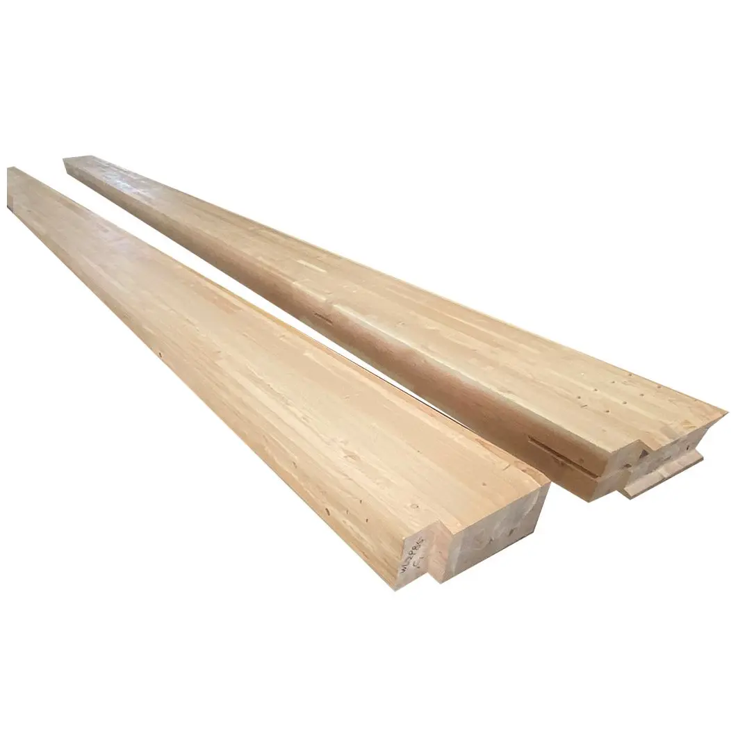 Brand New High Quality Cnc Cutting Glued Beams Wooden Laminated Beams For House Building