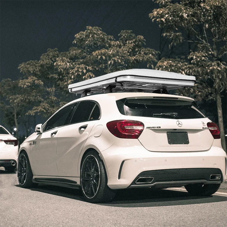 OEM Outdoor Camper Hard Shell Car Roof Top Tent SUV Aluminium Folding Camping Truck Rooftop Tent For 1-3 Person