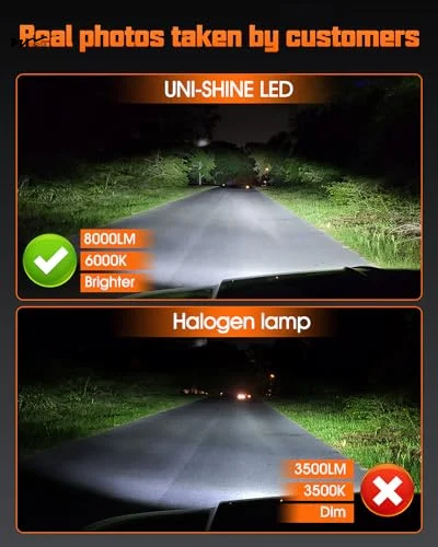 7 Inch LED Headlight Round Led Headlight Reflector 7' Headlight with Amber Turn Signal White Hi/lo Beam Light