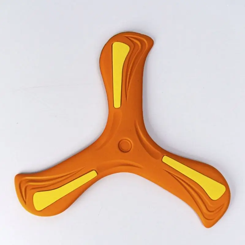 Boomerang kids boys three-leaf boomerang fly back outdoor toy spinning darts soft saucer