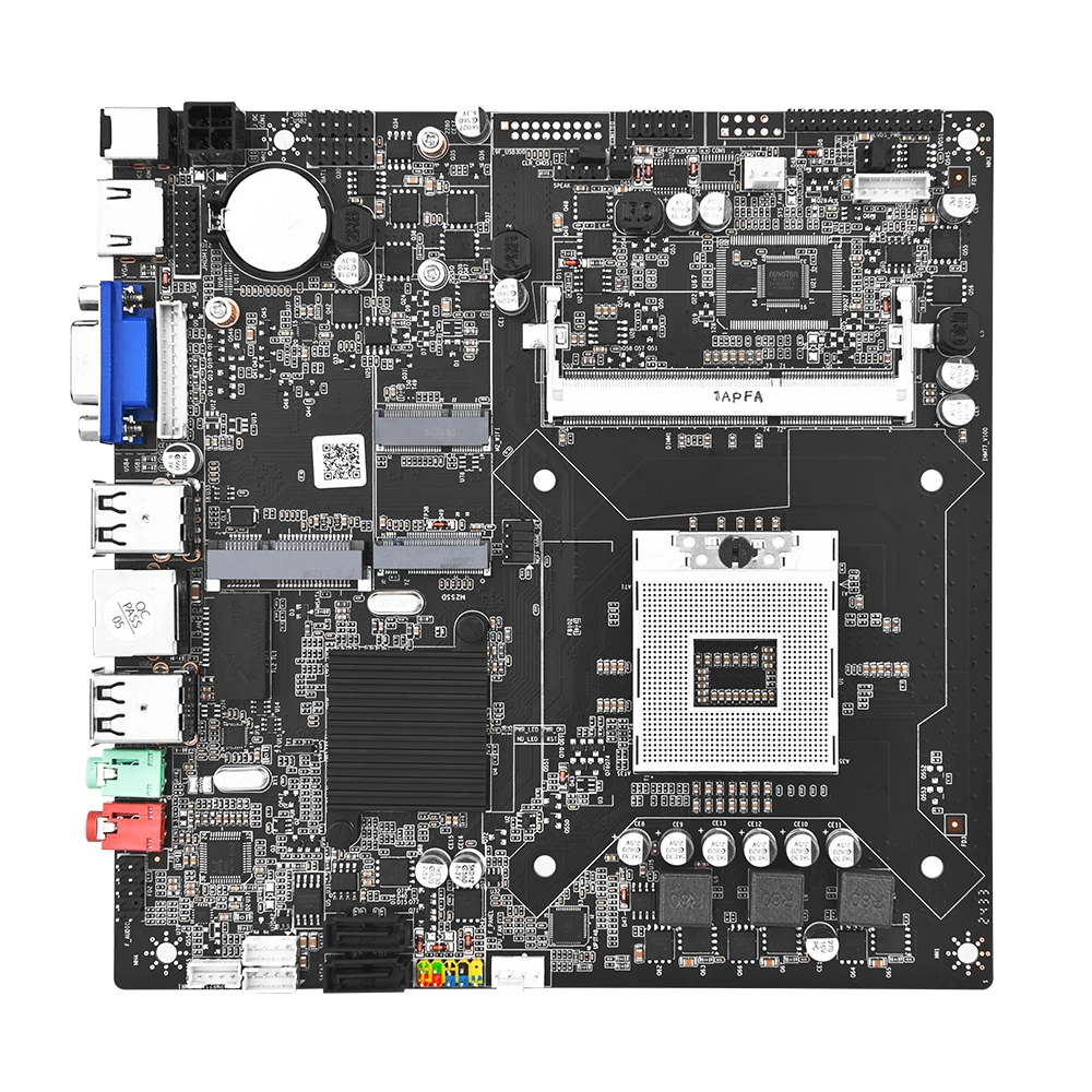Материнская плата SZMZ HM65 для мини-ПК или все в одном DDR3 SODIMM Поддержка 8 ГБ lga1150 Разъем материнская