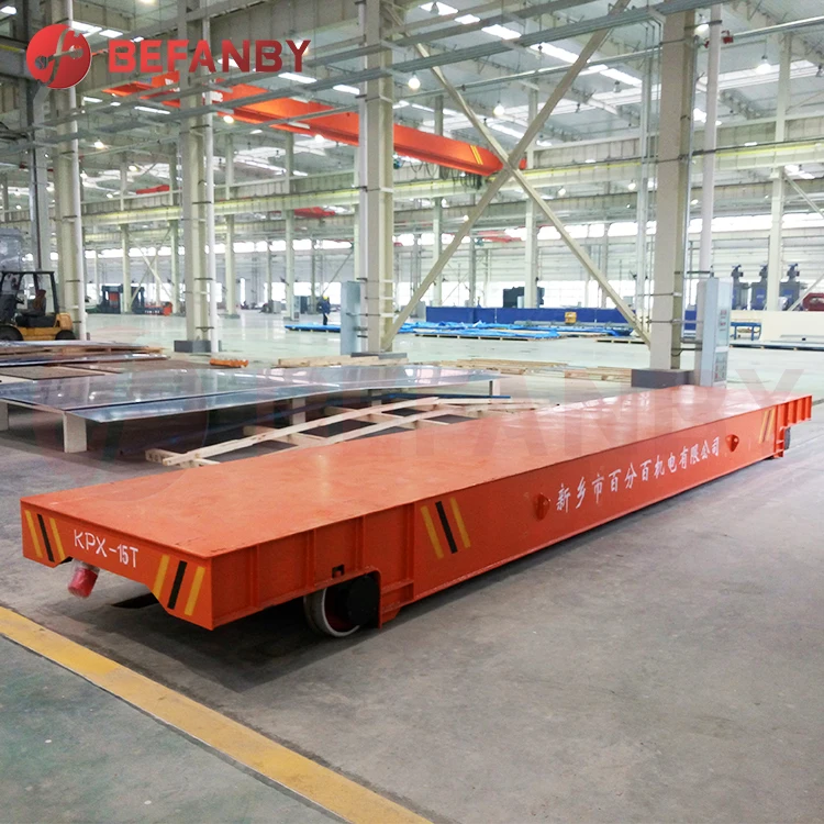 Hight frequency use electric rail heavy duty 100ton cable drum trolley