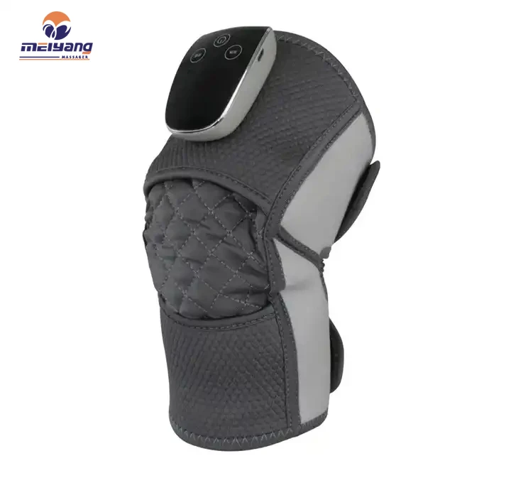 Meiyang Smart Heating Knee Joint Wrap Vibration Physiotherapy Electric Knee Massager With Heat