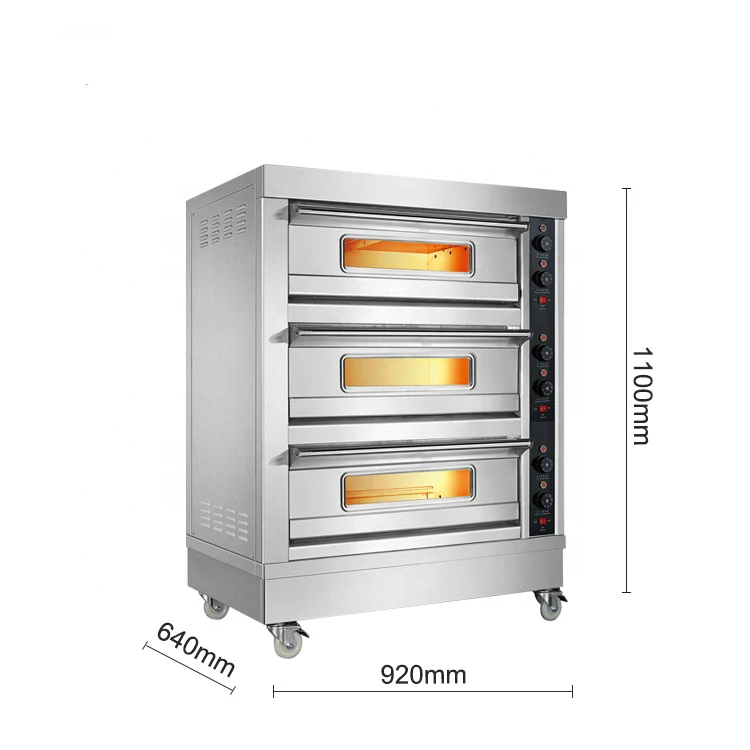Multifunction Commercial Kitchen Baking Bread Pizza Cake Cooking Gas Electric Oven