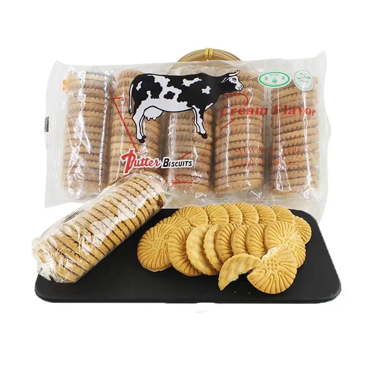 OEM Halal Sweet Taste Cream Flavor Butter Biscuit (180Gr)