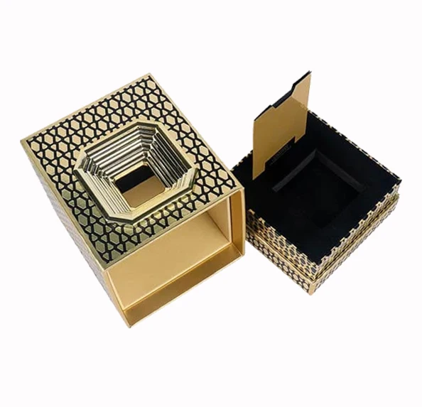 Brivote 2022 Luxury orange perfume 60ml bottles box empty eau de parfum packaging box custom logo