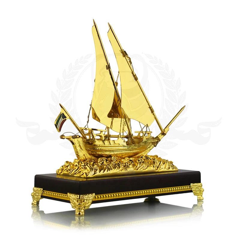 2020 Metal Home Decor Ornaments Custom Boat Model Office Decoration