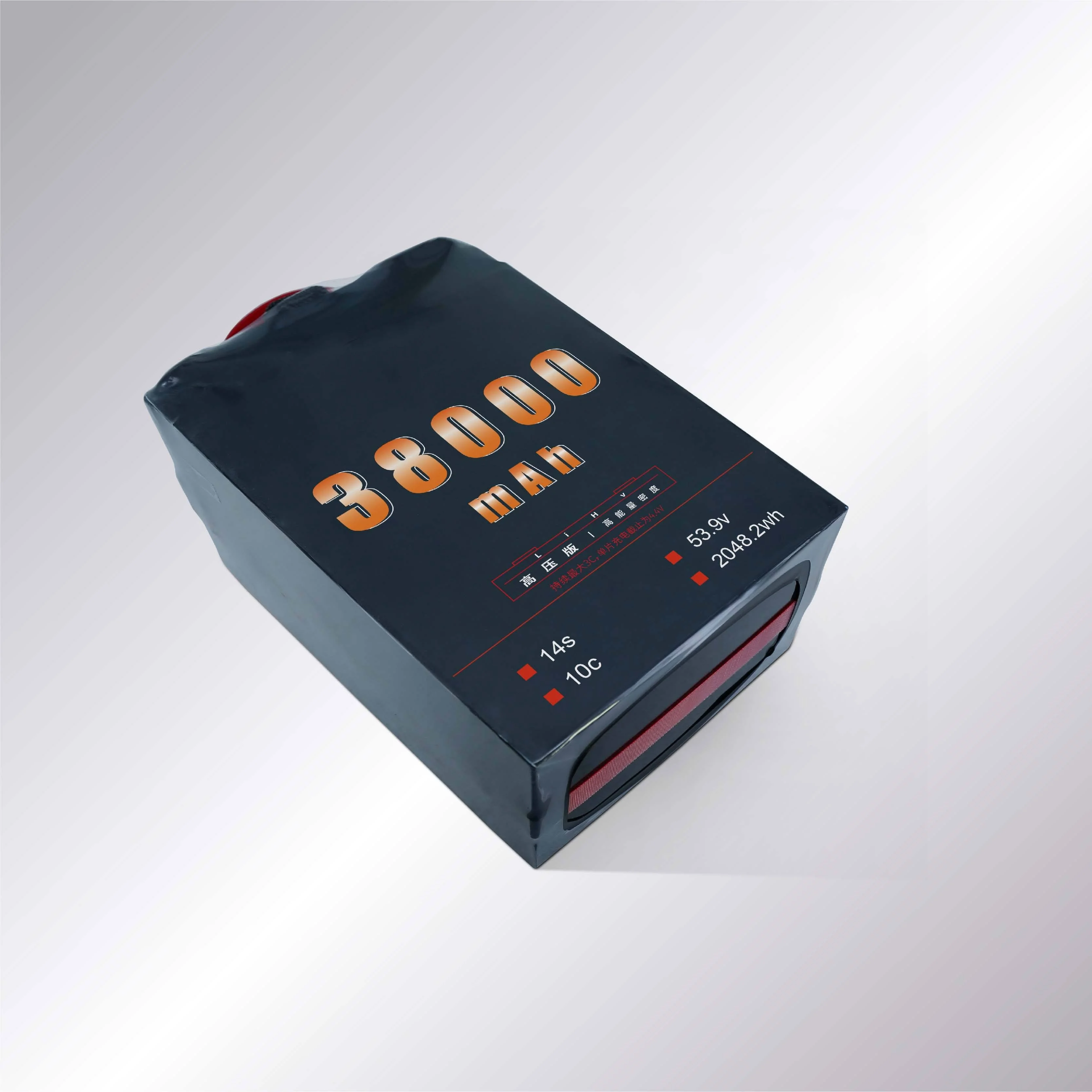Factory promotion HV 23.1V/46.2V/53.9V 38000mAh 38ah long cycle life solid state lipo battery for vtol rc airplane