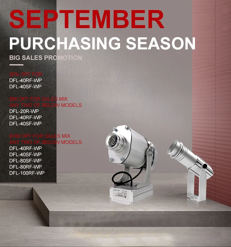 
led road sign gobo projector lights for street advertising 