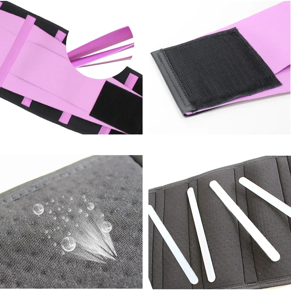 Неопреновый корсет для талии, корректор, двойной компрессионный корсет для талии с пользовательским логотипом