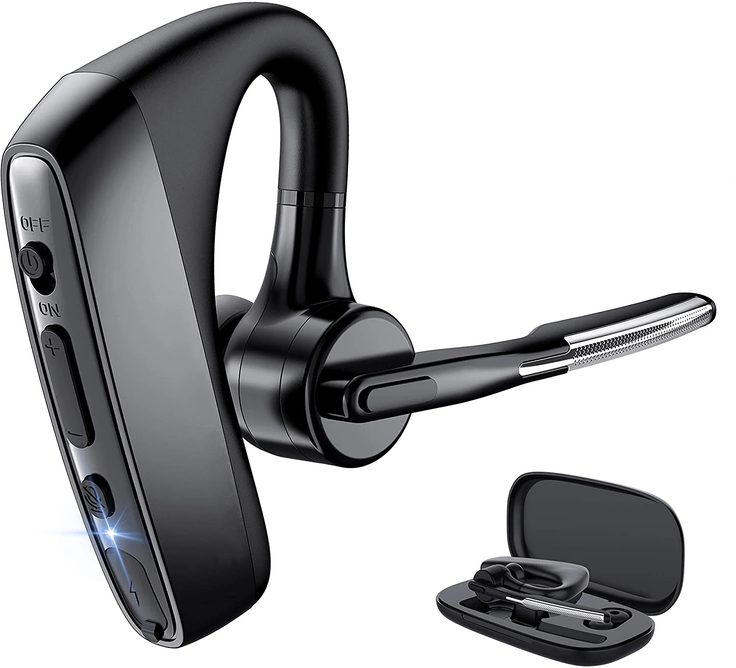 Bluetooth-гарнитура Auxblue K18 с длительным временем работы от аккумулятора bluetooth-наушники-тракер офисные наушники шумоподавлением