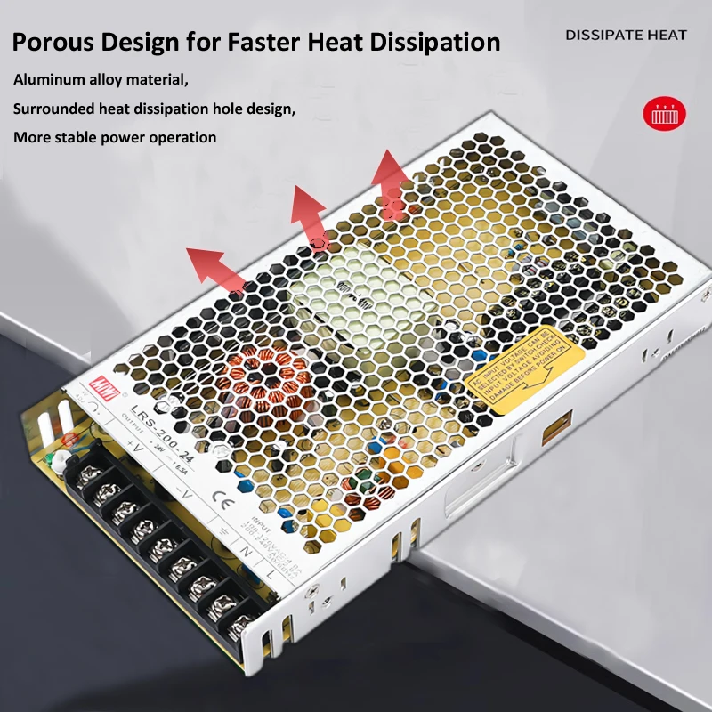 MiWi LRS-200-36 wholesale price single output 5v 24v 36v 48v AC/DC Switching Power Supply