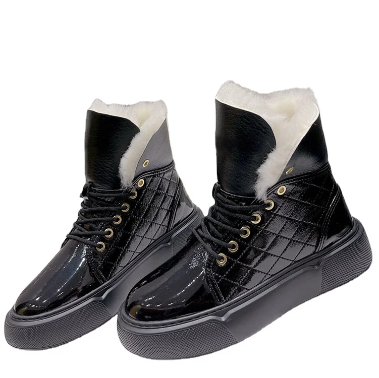 Factory Direct Wholesale ladies winter boots chunky boots women designer brand snow boots