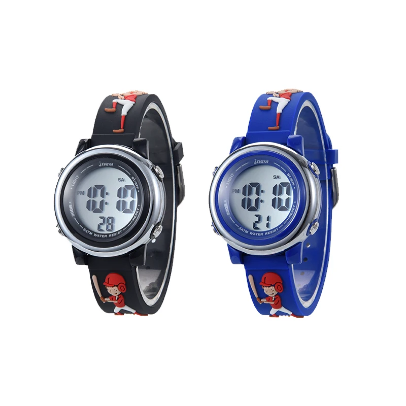 Kids With Alarm Stopwatch For 3-10 Year Boys Girls Little Child Best Gift Boy Fashion Hand Watch