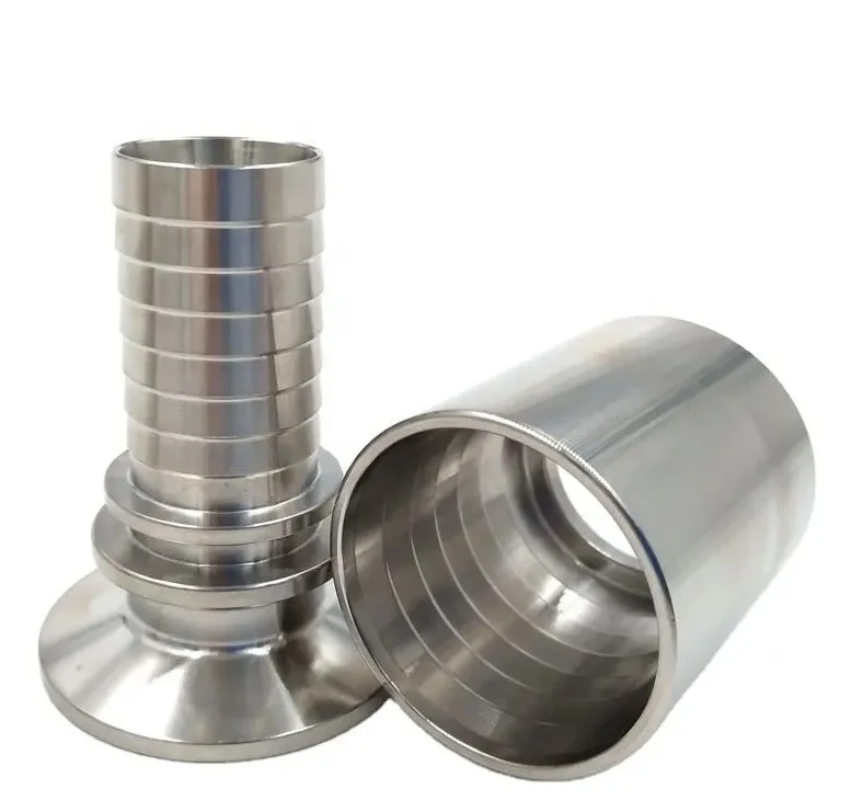 Aohoy Stainless Steel 304 316 Home Brew triclamp sanitary ferrule hose barb splitter connector with tri clamp