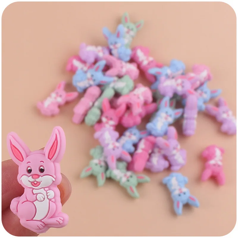 Hot Sale Eco Friendly Soft Funny Shape Toy Making Baby Chew Other Loose Animal Silicone Focal Beads