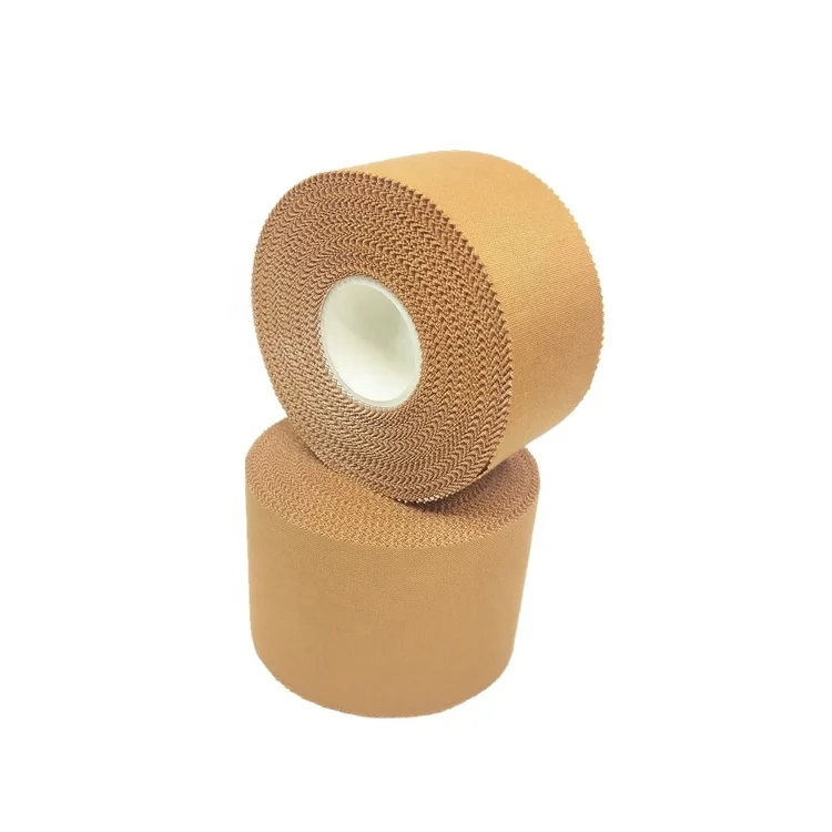 Breathable Sports Rigid Strapping Zinc Oxide Tape for Rugby Athletic Hockey Football Players Strong Adhesion Rayon Fabric 38mm